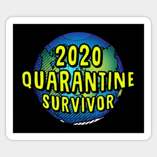 2020, Qurantine Survivor, Corona Virus, Social Distancing Sticker